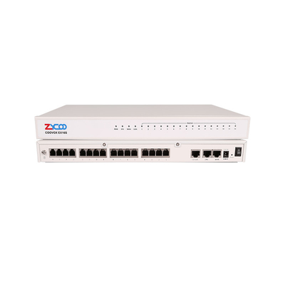 2 X 10/100Mbps VoIP Gateways FXS Expansión Voip Phone Box para teléfonos analógicos