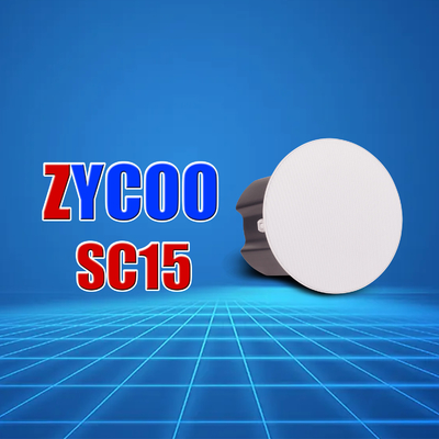 Altavoces de techo IP para interiores con sistema de altavoces IP PA habilitados para SORBO con PoE compatible