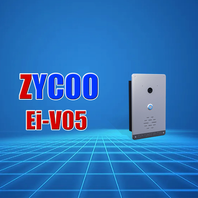 Sistema de intercomunicación Zycoo Poe color plata para establecimientos minoristas