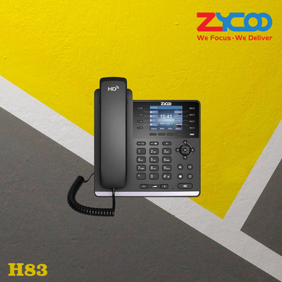 10/100 Mbps PoE Voip Desk Phone Wifi 4G All Netcom con Bluetooth