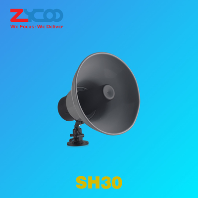 Altavoz de bocina IP a prueba de agua IP65 PoE + Sip Paging Horn montado en poste